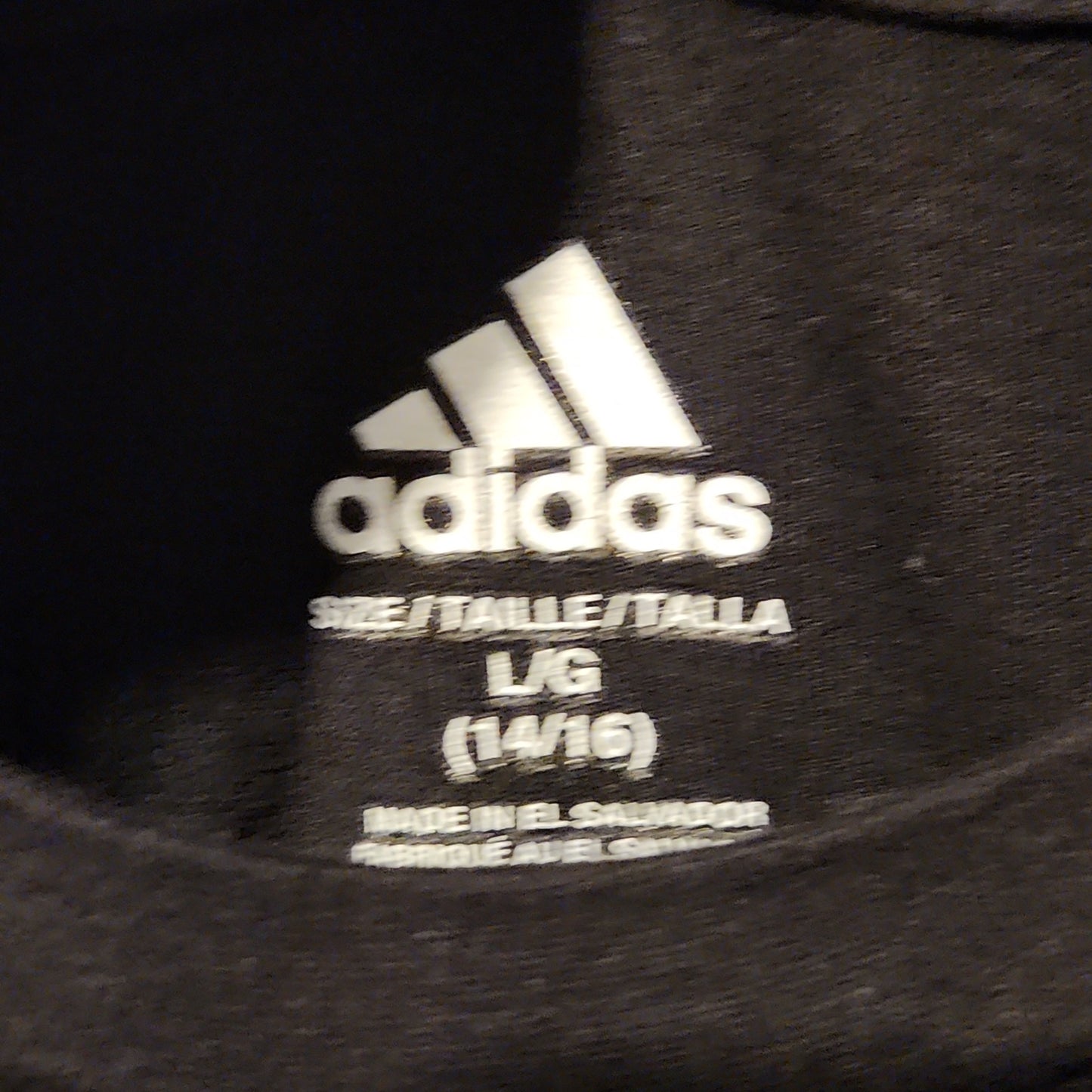 Kids Large 14/16 Adidas Tee