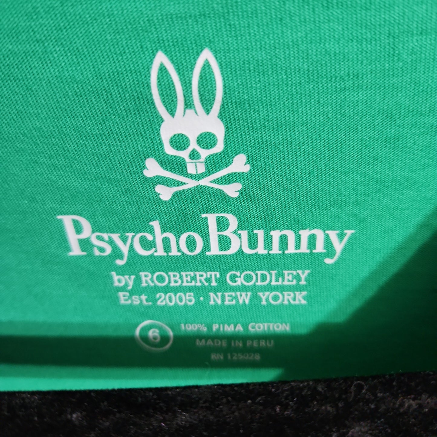 Mens size 6 Psycho Bunny Tshirt