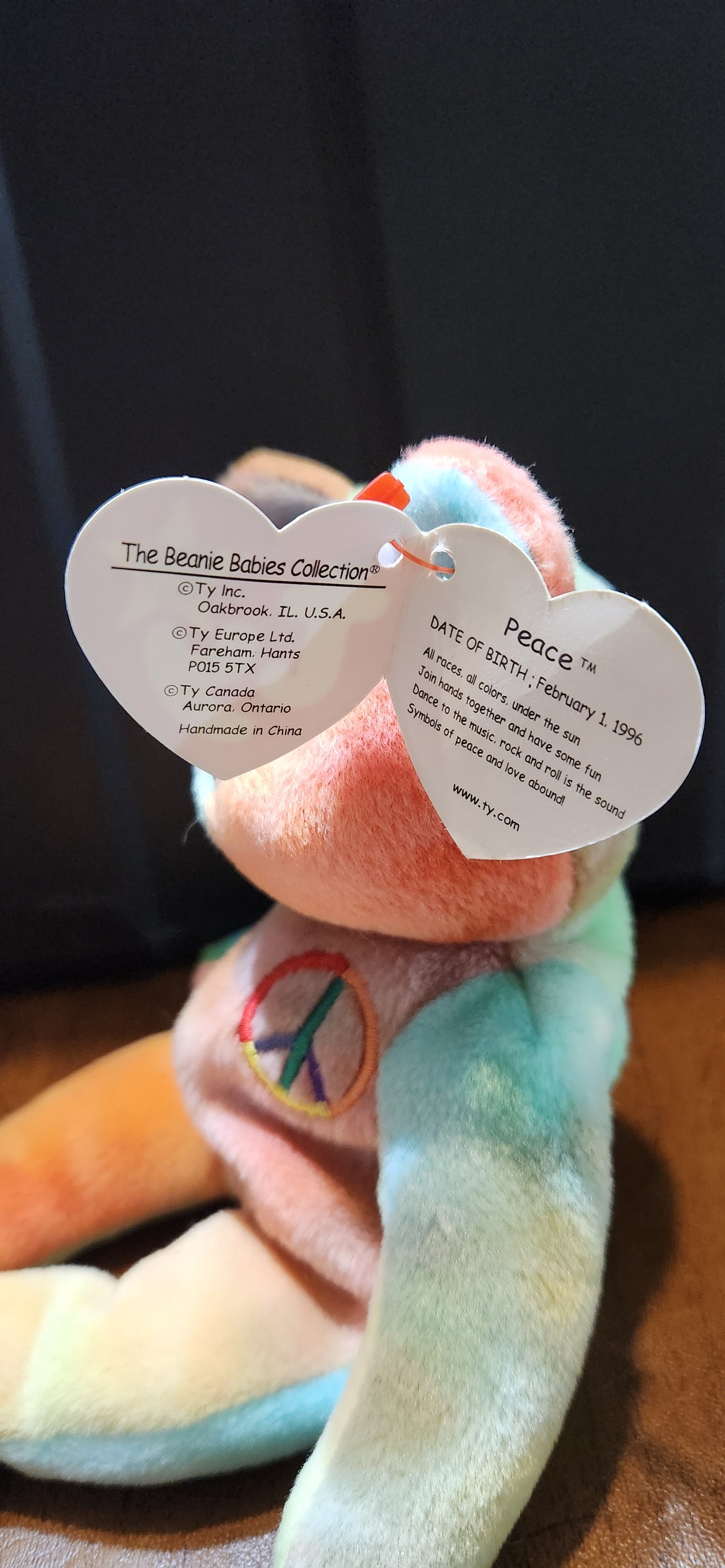 Peace Beanie Baby