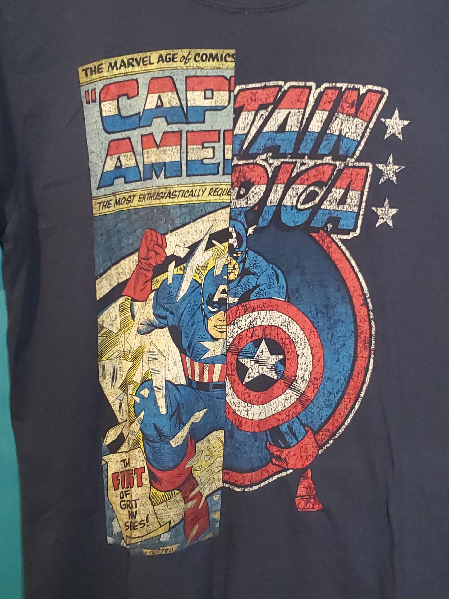 Retro Captain America Tshirt