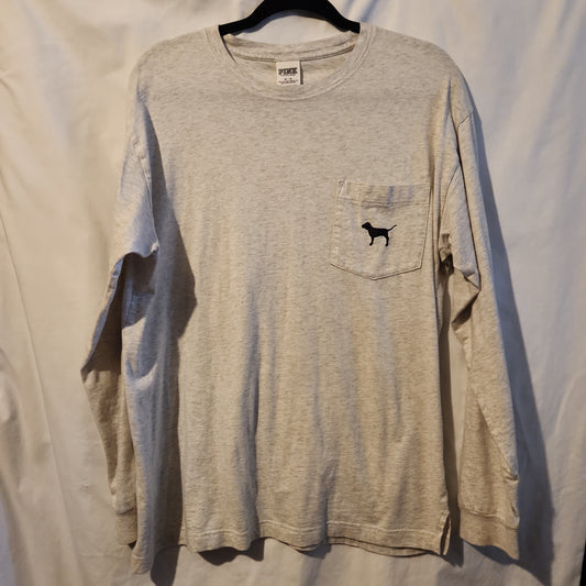 PINK gray longsleeve Shirt