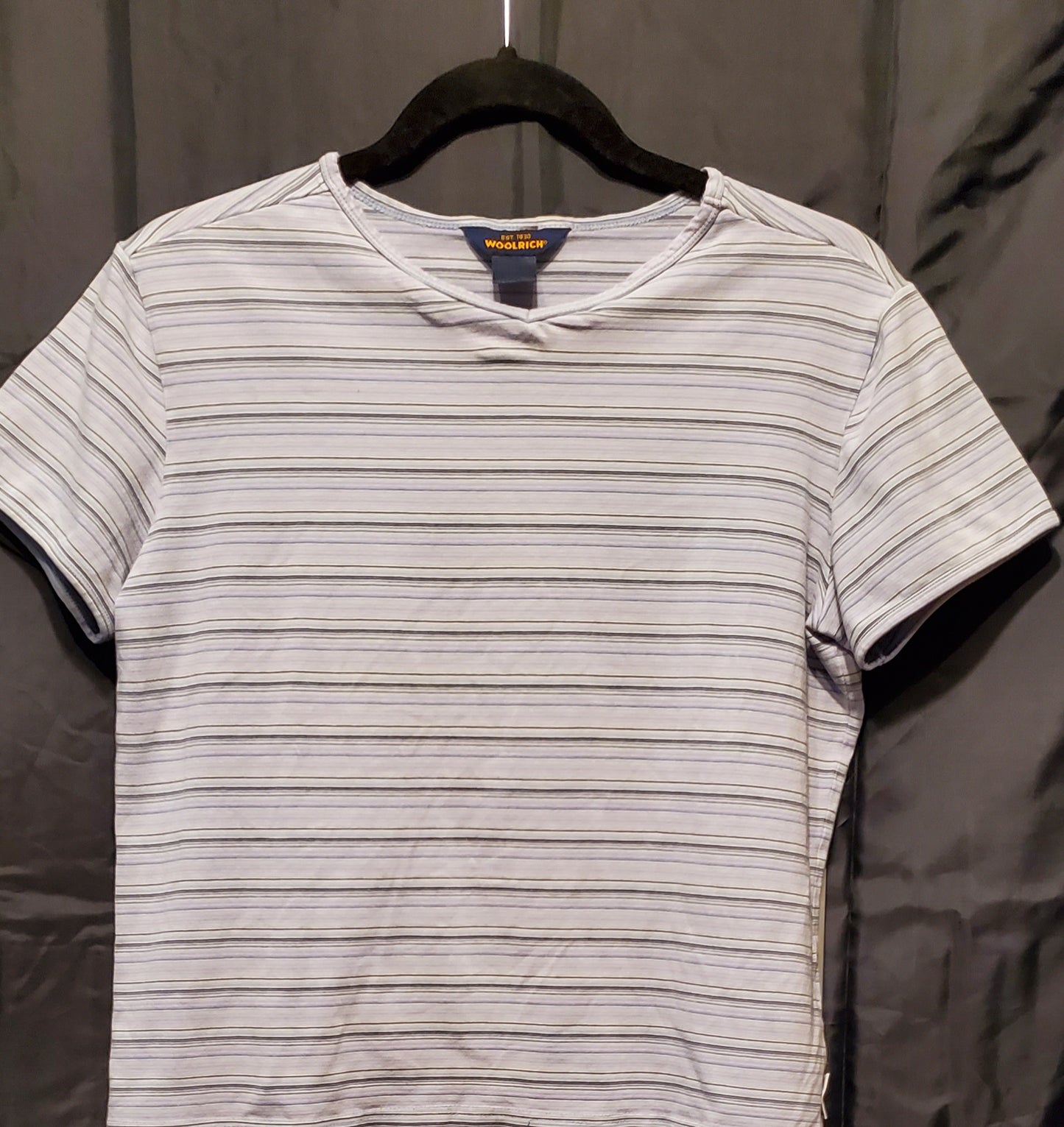 Woolrich striped tshirt small